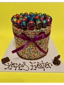Easter Smashcake with mini eggs!