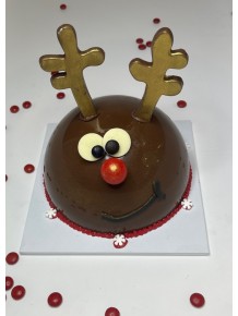 Rudolph Reindeer Smashcake- Cartoon Style