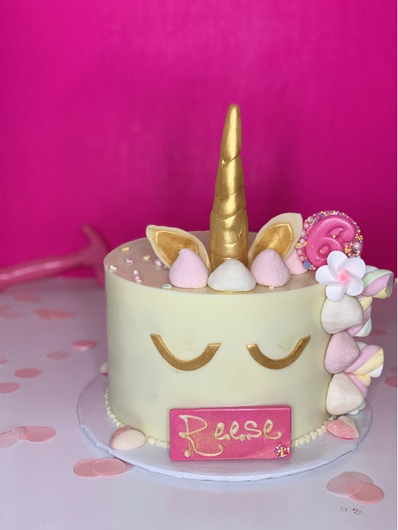 Unicorn Smashcake (Pastel & Gold)