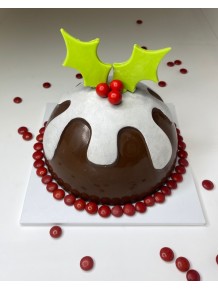 Christmas Pudding Smashcake  Cartoon Style